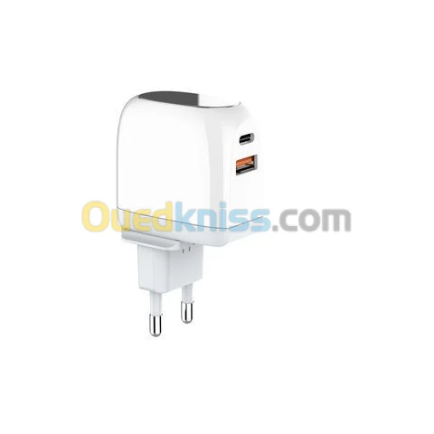 Ldnio Chargeur De Voyage 30W Ldnio A2522C Double Port Pd + Qc3.0