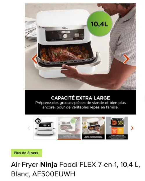 Ninja Airfryer foodie flex AF500EU
