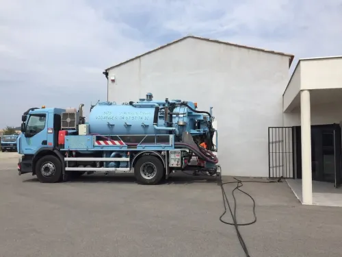 camion vidange, débouchage canalisation