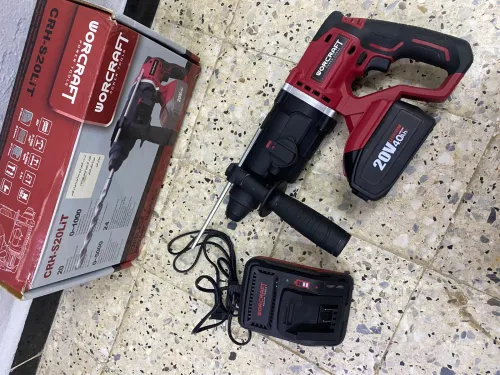Perforateur worcraft 20V avec batterie et chargeur 