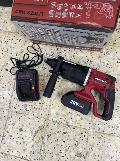 Perforateur worcraft 20V avec batterie et chargeur 