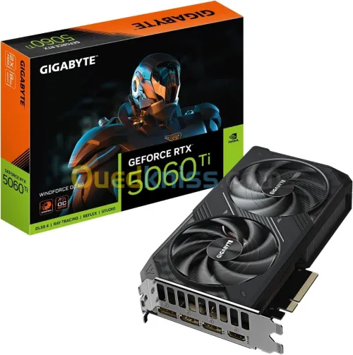 GIGABYTE RTX 5060 TI WINDFORCE OC 8GO