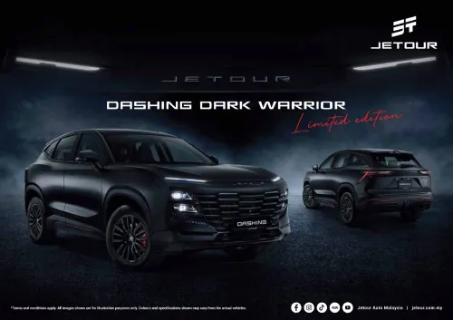 Jetour New Dashing  2026 Noir mat dark warrior