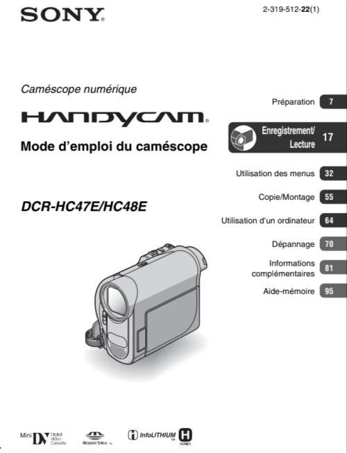 Caméra Sony 