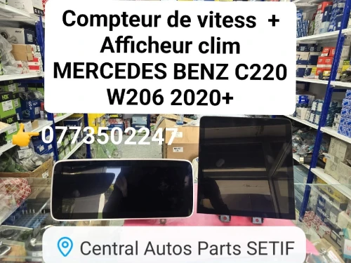 Compteur de vitess aficheur clim MERCEDES BENE C220 2020 + W206