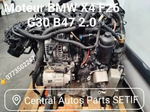 MOTEUR BMW B47 F30 G30 X4 F26 2.0 2016 +