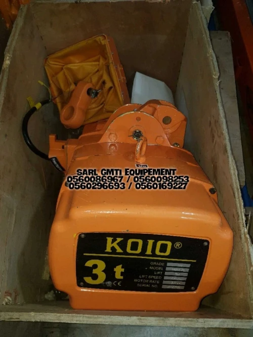 Palan a chaine électrique , monte charge 3t , monte charge italy , moteur monte charge 