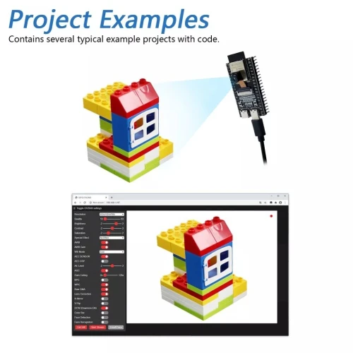 Kit CAMERA ESP32 FreenGrupour ESP32-S3 (compatible avec Ardu37IDE) caméra sans fil 