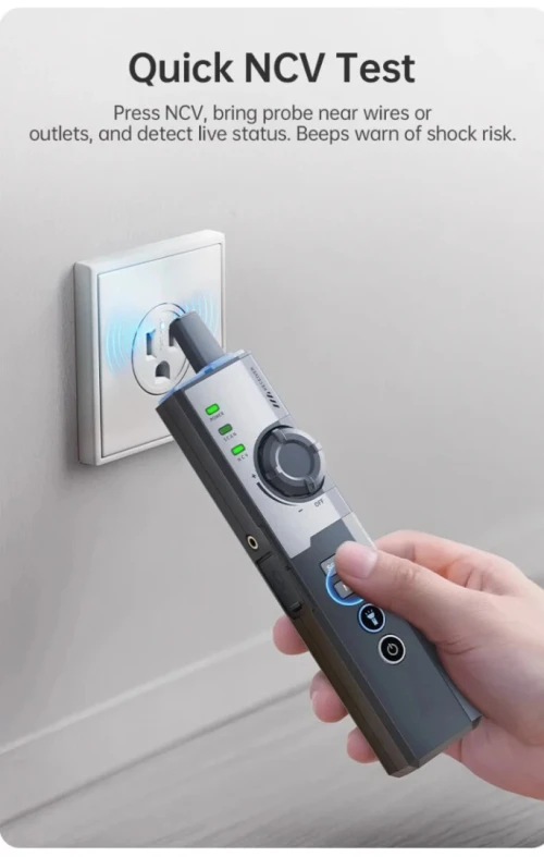 FNIRSI LPM-10A  Testeur de Câbles Intelligent RJ45 / RJ11