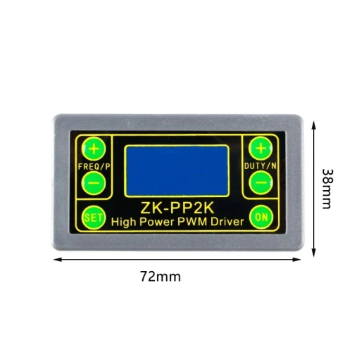 Générateur de Signal PWM LCD double Mode 1 canal 1Hz-ZK-PP2K KHz 