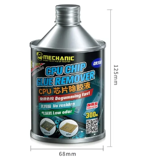 MECHANIC GR300-Dissolvant de colle pour puce CPU IC pour nettoyant écologique de circuit imprimé