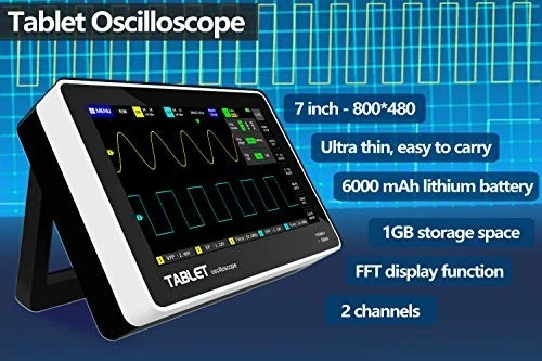 Tablette Oscilloscope numérique é double canal FNIRSI-1013D 