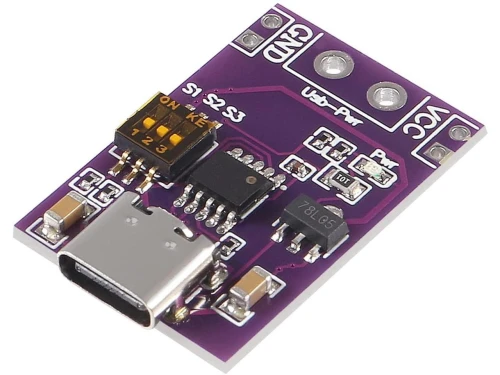 Détecteur de Charge rapide, type-c, QC, AFC, PD2.0, PD3.0 à DC arduino 