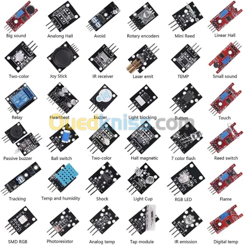 Kit 37 capteurs ARDUINO