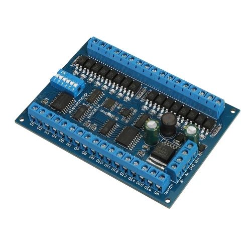 PLC IO 03 06 16 Modbus RTU 12/24V, 16I/16O sorties RS485