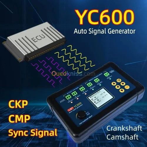 YC600 générateur de Signal automatique à Six canaux ECU testeur d'entretien informatique vilebrequin arbre à cames moto CKP CMP simulateur de Signal