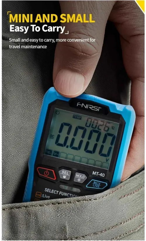 Multimètre numérique intelligent FNIRSI MT-40