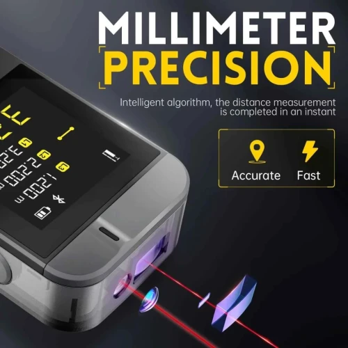 Télémètre Laser Intelligent FNIRSI IR40 mini ruban à mesurer portable, 40M