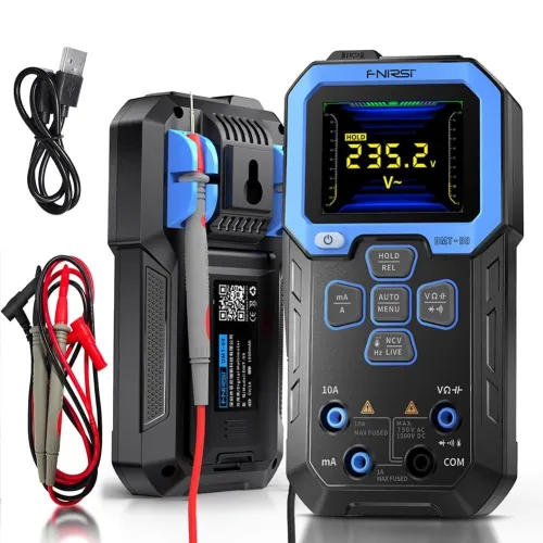 FNIRSI DMT 99 Multimètre Numérique 9999 Comptes Intelligent Professionnel Testeur 1000V 10A 
