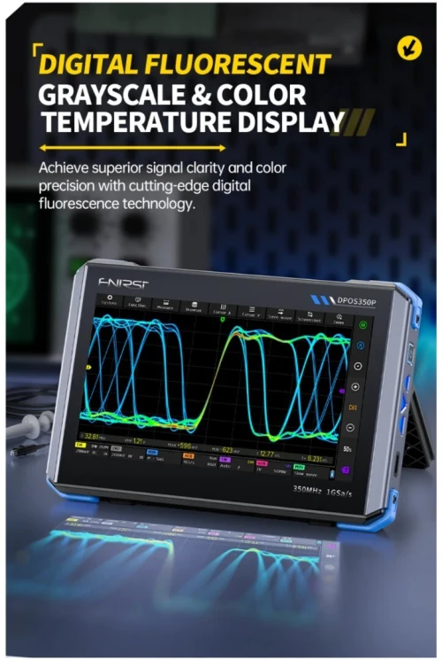 FNIRSI DPOS350P 4en1 Oscilloscope Générateur Analyseur de spectre Analyseur de réponse en fréquence