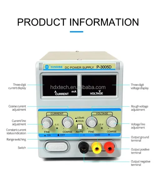 ALIMENTATION LABO Sunshine P-3005D 30V 5A