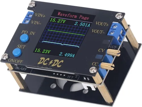 DC DC Convertisseur existent Boost/Buck CC CV Power Tech 0.5 to30V 3A Voltmètre d'Alimentation Régulée Réglable