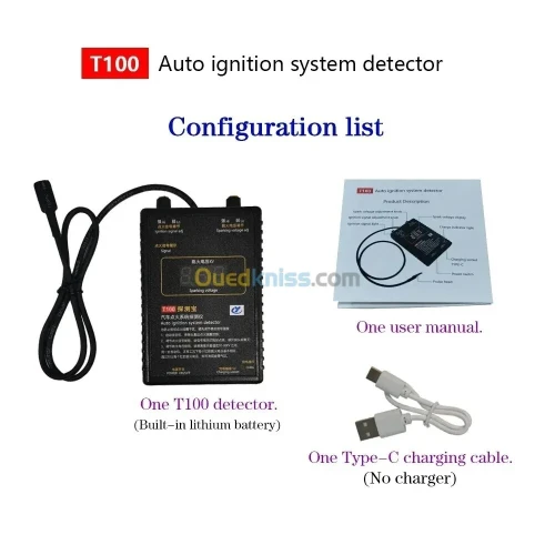 Détecteur de système de ville automatique AM-T100 12V 24V Signal de ville et testeur de tension d'étincelle