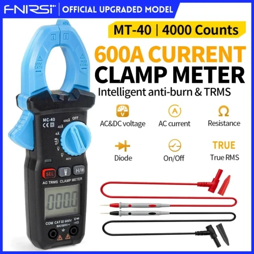 Pince Multimètre Numérique FNIRSI MC40  True RMS 6000 Points