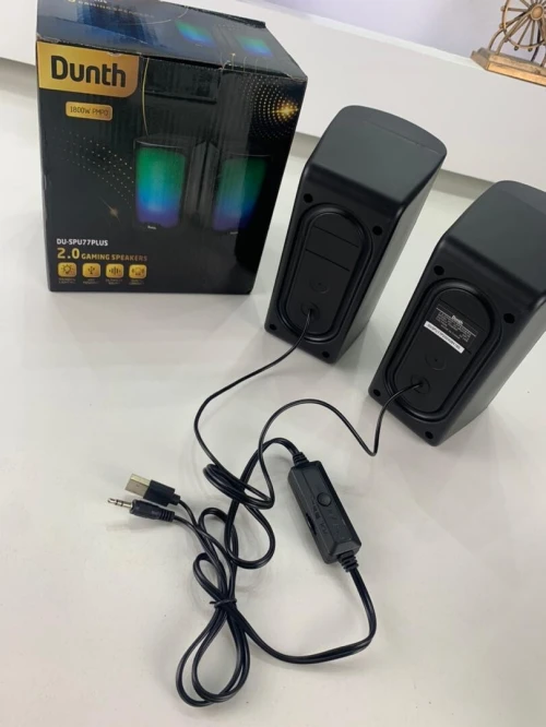 Haut-Parleurs Filaire pour PC DUNTH 1800W DU-SPU77PLUS LED مكبرات صوت سلكية للكمبيوتر