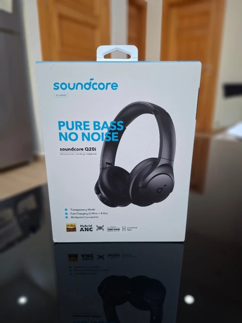 Casque Bluetooth - Anker - Q20i - Réduction de Bruit Active - 40 Heures - Hi-Res Audio