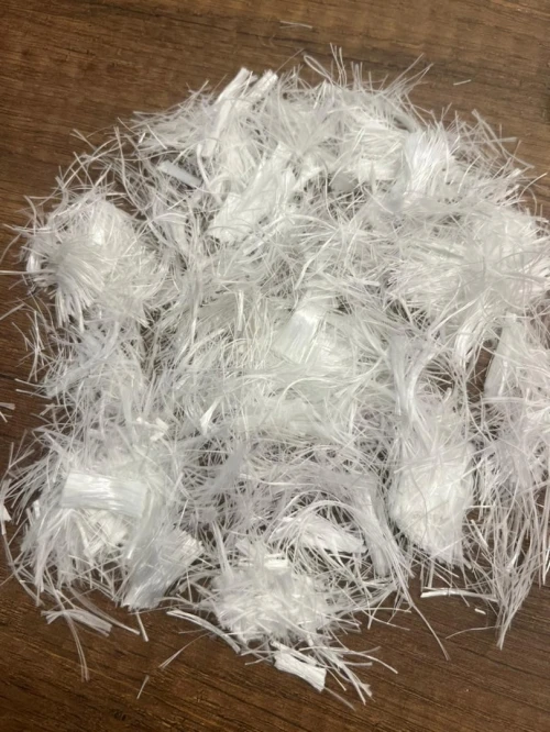 Fibre polypropylène 6mm et 12mm pour renforcer et réduire le fissurage du béton