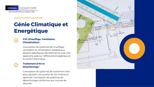 Bureau d'engineering et étude technique Agréé En CET HVAC (CVC) / CFO/CFA / Fluides (PLB - LCI )