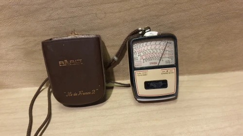Posemètre vintage Réalt Luxe, cellule Photo Vintage avec étuit, Light Meter