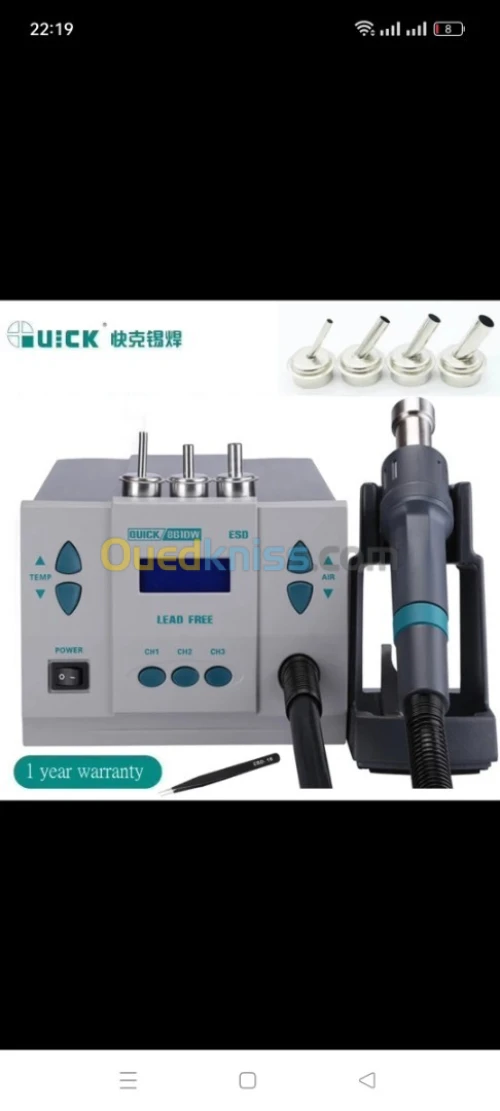 Station Air chaud Quick 861dw