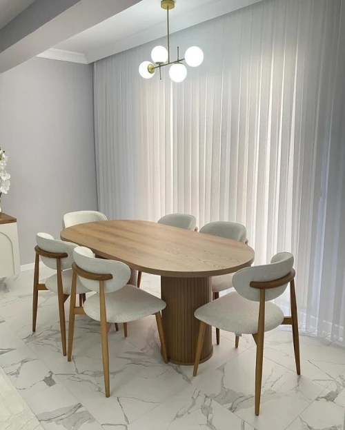 Table de salle à manger 6 chaise &طاولة طعام 6 كراسي