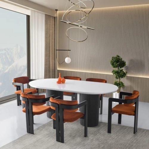 Table de salle à manger 6 chaise &طاولة طعام 6 كراسي