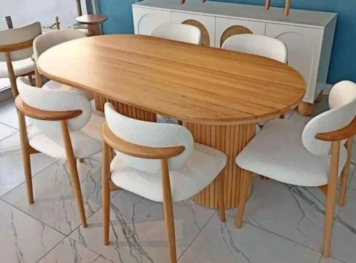 Table de salle à manger 6 chaise &طاولة طعام 6 كراسي