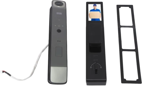 Serrure Connectée Intelligente Wi-Fi avec Caméra HD, Écran et Empreinte Digitale