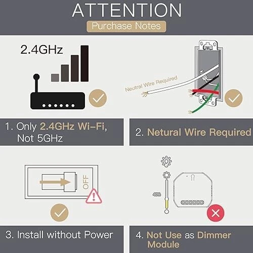 Module Interrupteur Intelligent Smart Switch