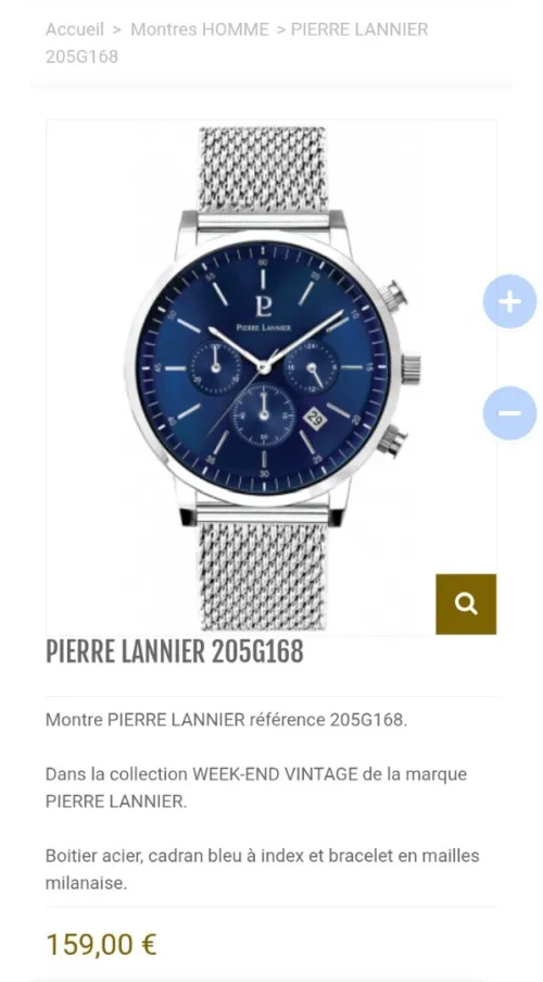 Montre Pierre Lannier Original