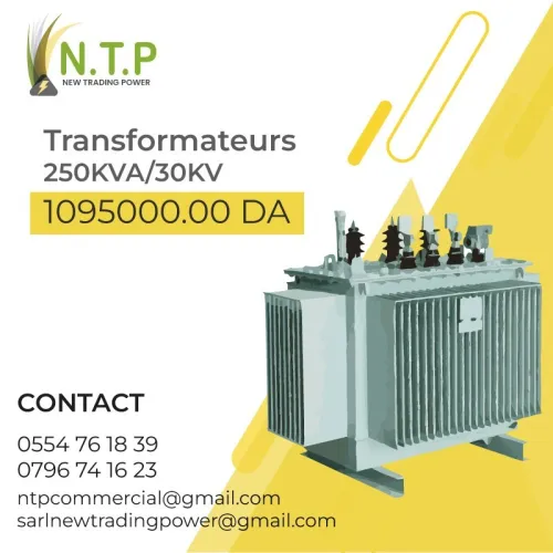 Transformateur 250KVA/30KV