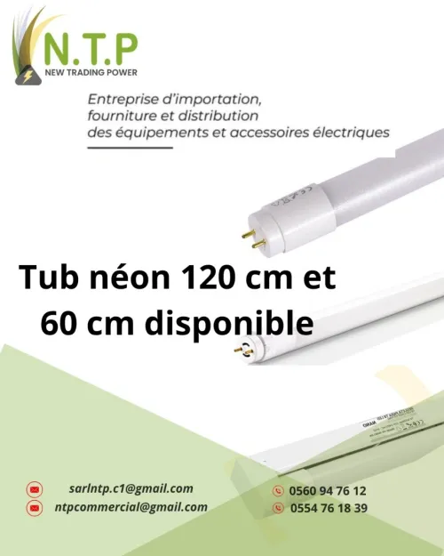 Tubes néon 120 cm et 60 cm 