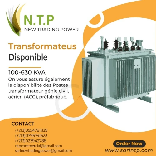 Transformateurs 100-630 KVA