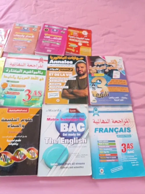 Lot de 25 annales pour préparation Bac 