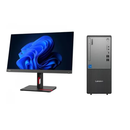 DEKSTOP LENOVO (ThinkCentre) Neo 50t Gen 5, i5-13400, 512 GB SSD, 8GB, GRAVEUR, Wi-Fi 6, ECRAN LENOVO 21.5'