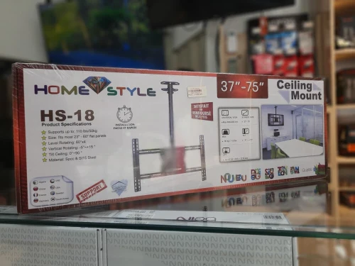 HS-18 Support TV 37"-75'' Plafond