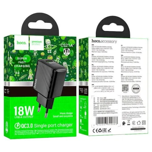 BOITE CHARGEUR HOCO CS21A 18W