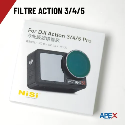 Filtre caméra action 6/5/4 pack