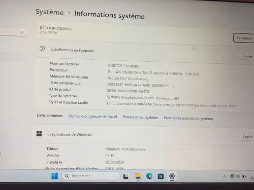 thinkpad L13 I7 1165G7