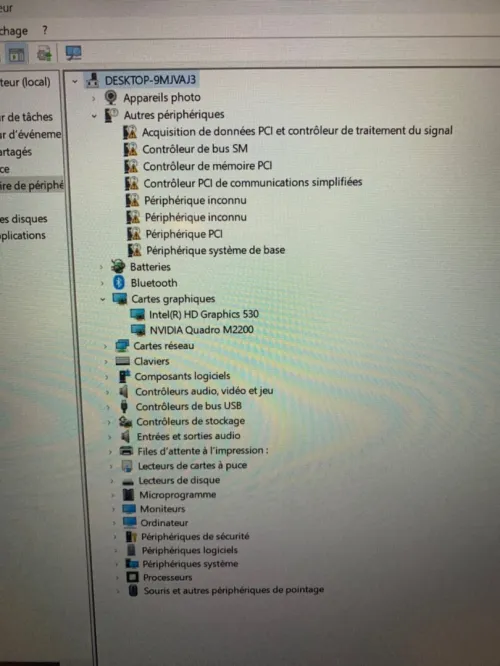 (i7 6ème) i7 6820HQ 16G/512 SSD NVME THINKPAD P51